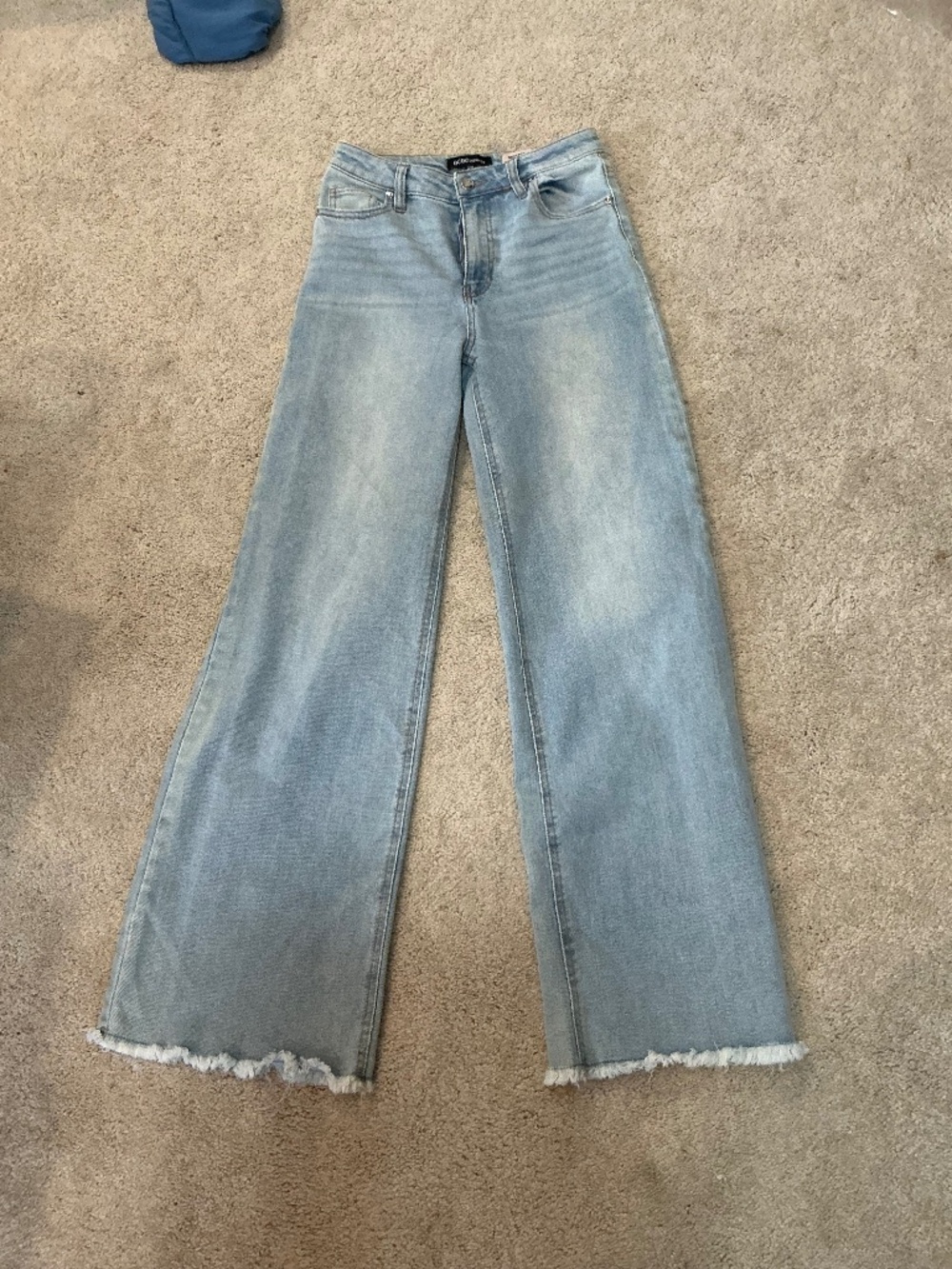 Super high waisted wide leg jeans